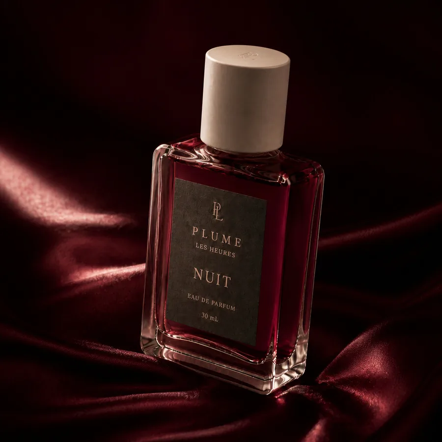 Nuit のボトルに落ちる一筋の光